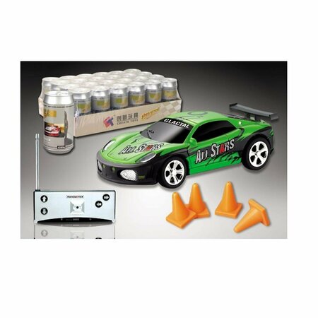 STRATEGY AGON 2 in. Type 7 iBot Remote Control Mini Soda Can Car Green ST3493791